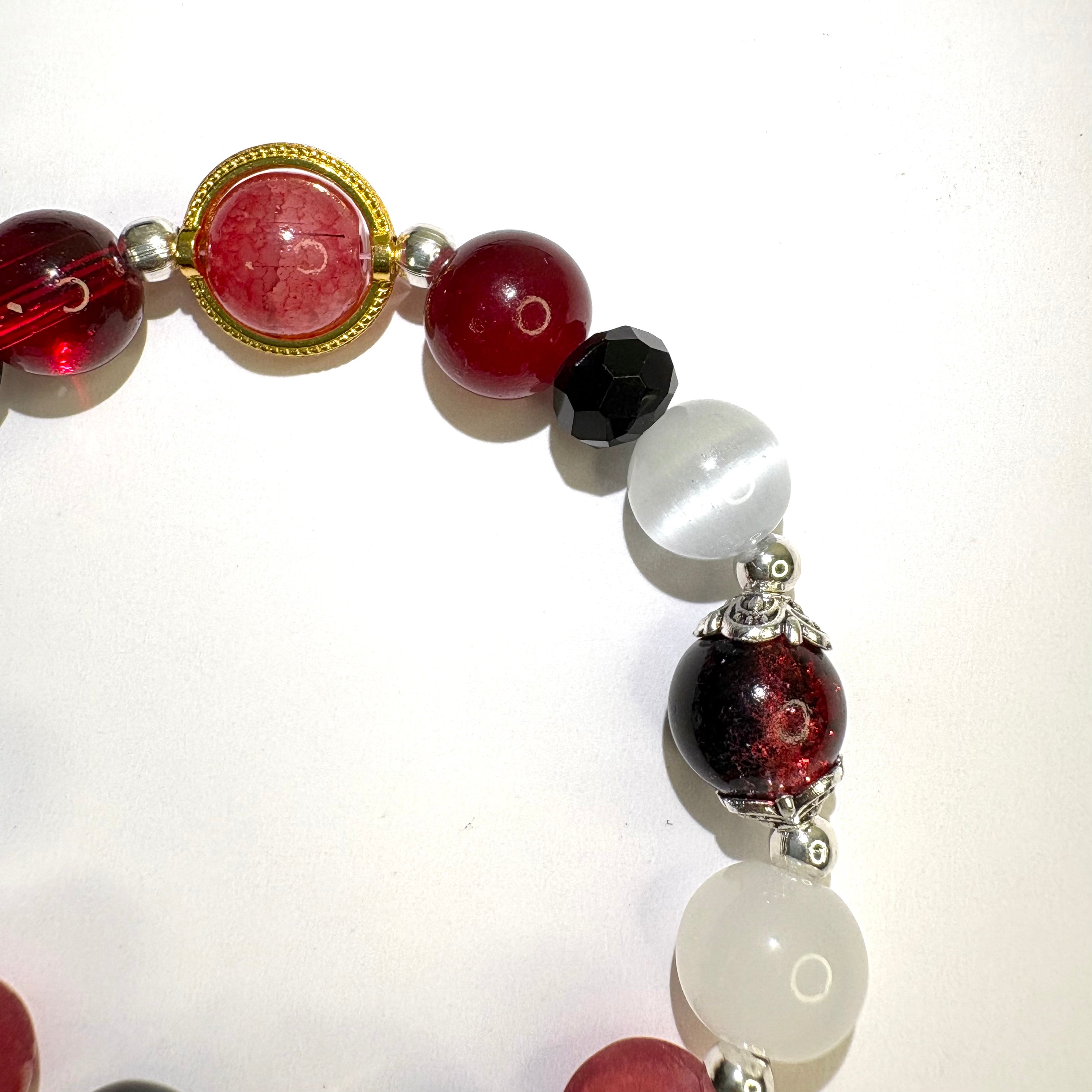 Muyo Hose Genshin Impact Fanart  Hutao Hu Tao Cherries Snow-Laden Inspired Round Bracelet