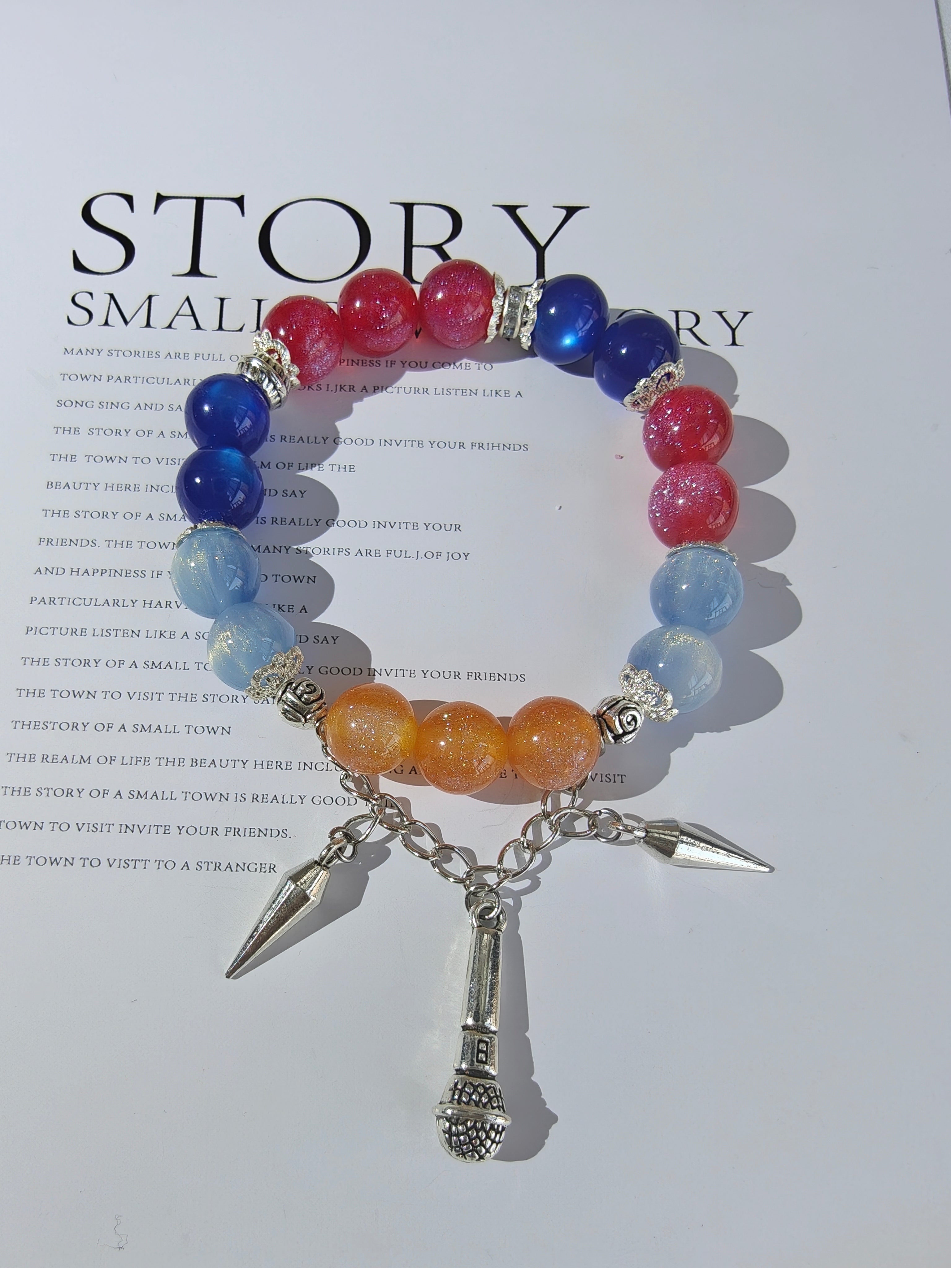 Muyo Hose Kpop Demon Hunters Huntrix Mira ~How It's Done~ Performance Inspired Round Beads Bracelet