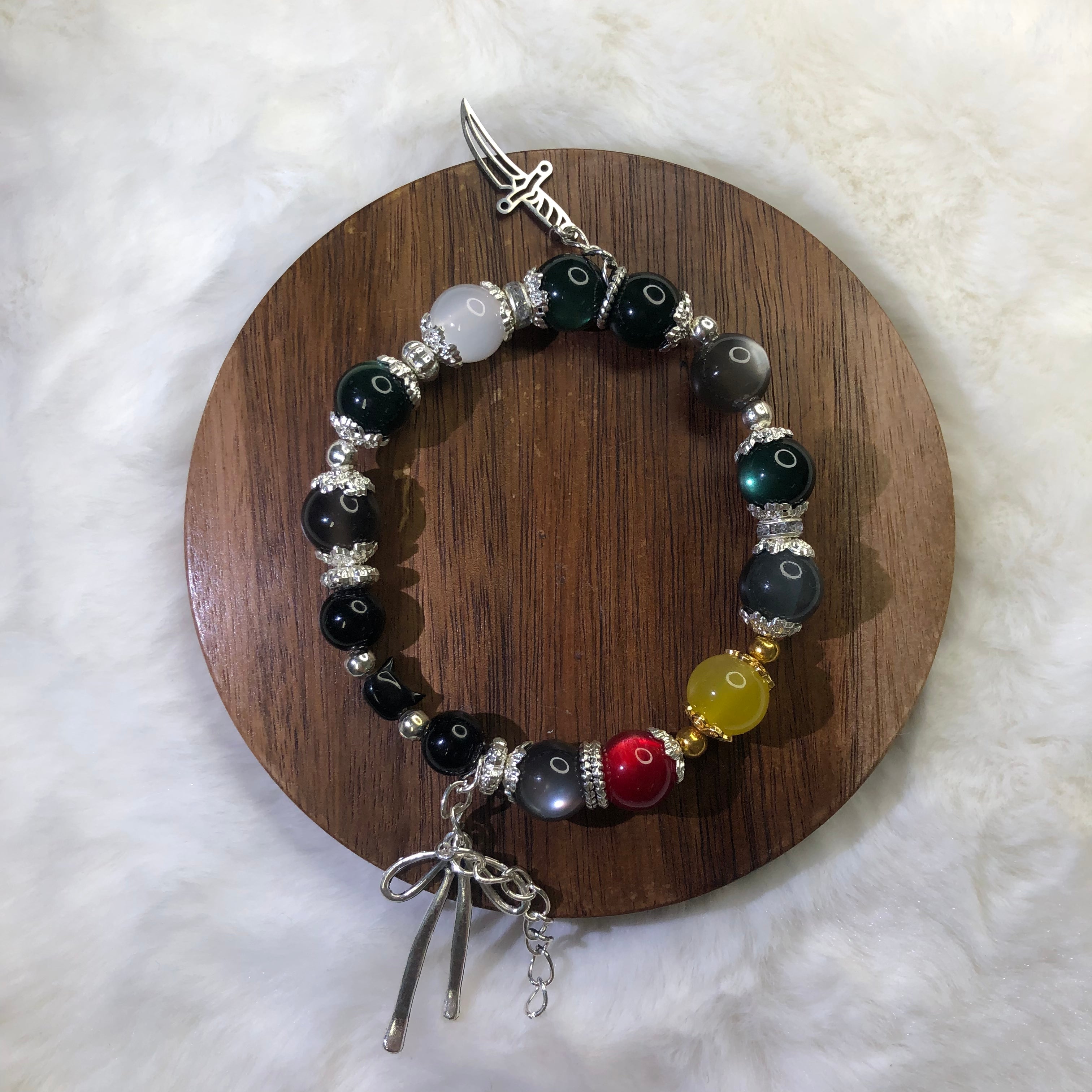 Free Shipping Muyo Hose Zenless Zone Zero ZZZ Fanart Miyabi Inspired Round Bracelet