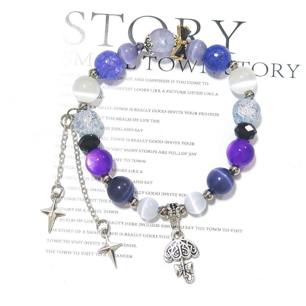 Free Shipping Muyo Hose Zenless Zone Zero ZZZ Fanart Vivian Inspired Round Bracelet