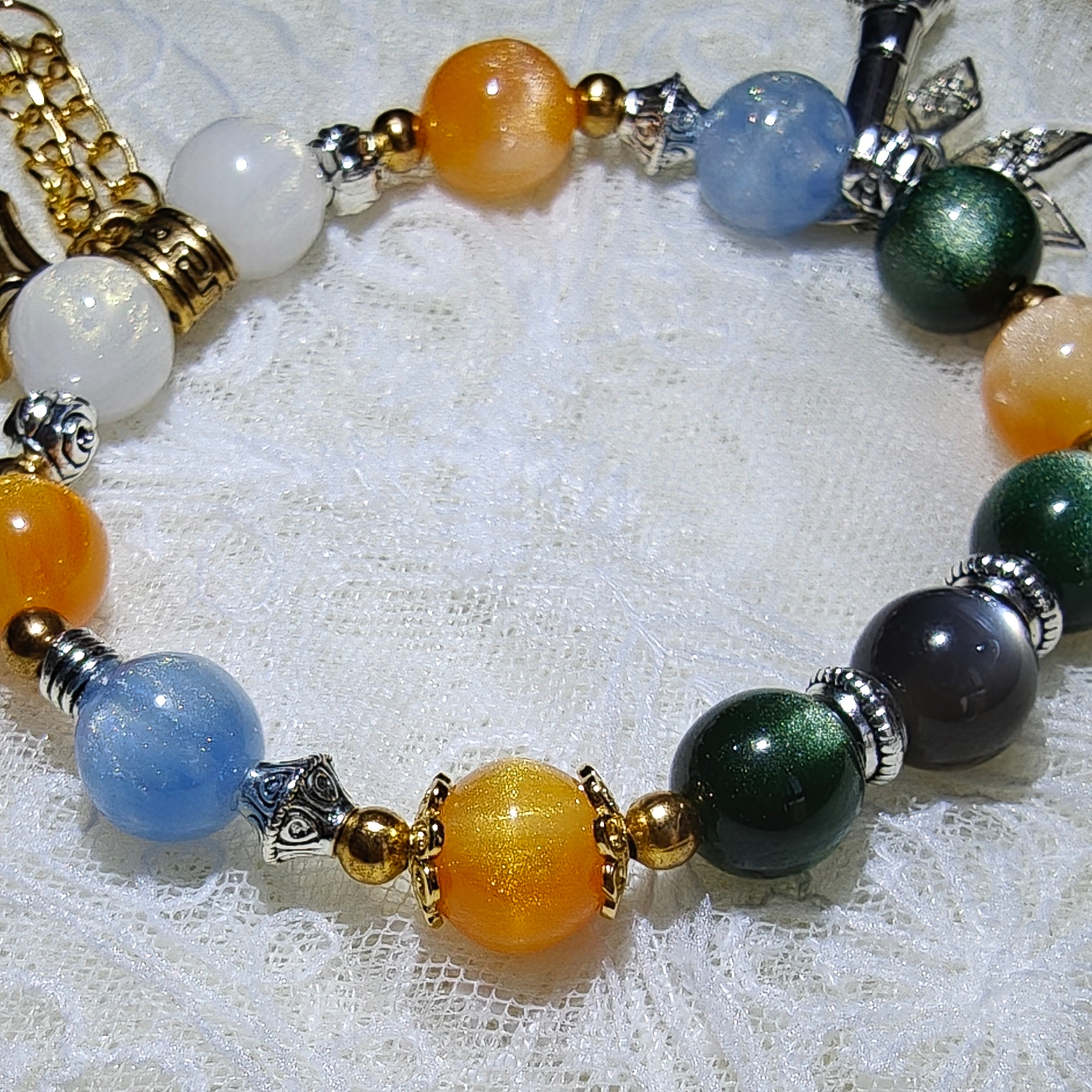 Muyo Hose Kpop Demon Hunters Huntrix Zoey ~How It's Done~ Performance Inspired Round Beads Bracelet