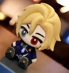 Muyo House Fanmade Fanart Yellow Hair Blue Clothes 8CM Action Figure