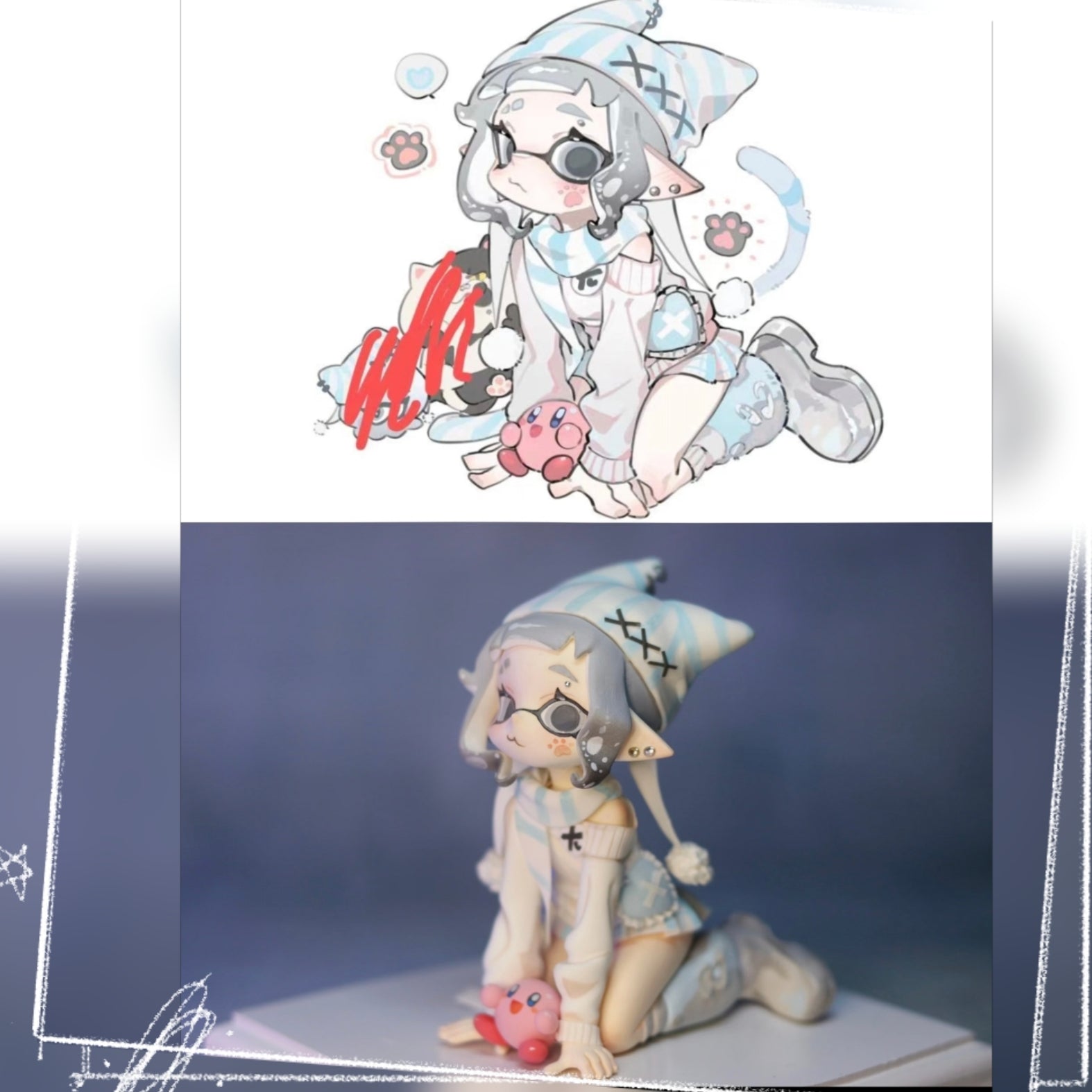 Muyo House Custom Made Action Figures Super light Clay Material 8CM 10CM