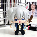 Muyo House Fanmade Fanart Gray Hair White Clothes Sword in hand 7.5CM Action Figure