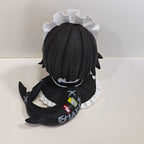 Muyo House Fanmade Fanart Meow Black Hair & Clothes With Shark Tail 8CM Action Figure