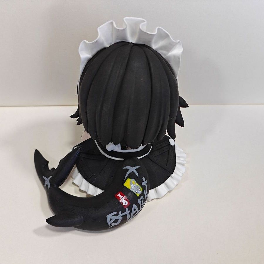 Muyo House Fanmade Fanart Meow Black Hair & Clothes With Shark Tail 8CM Action Figure