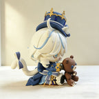 Muyo House Fanmade Blue Hat White Hair Blue Clothes   Action Figure