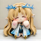 Muyo House Fanmade Orange Hair Blue Clothes  Action Figure