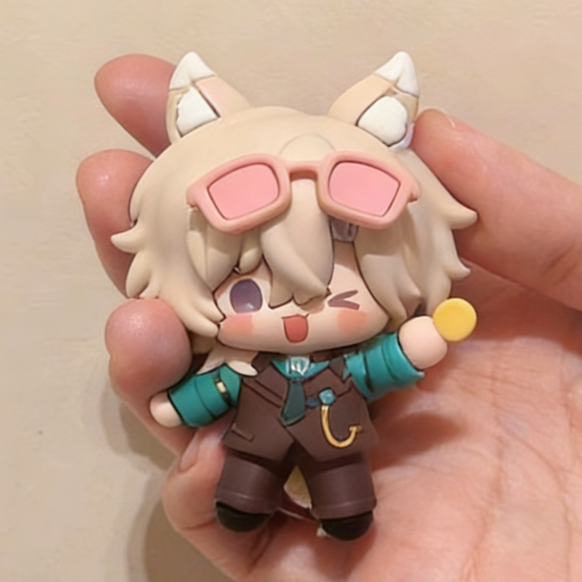 Muyo House Fanmade Fanart Cream Hair Brown Clothes 7.5CM Action Figure