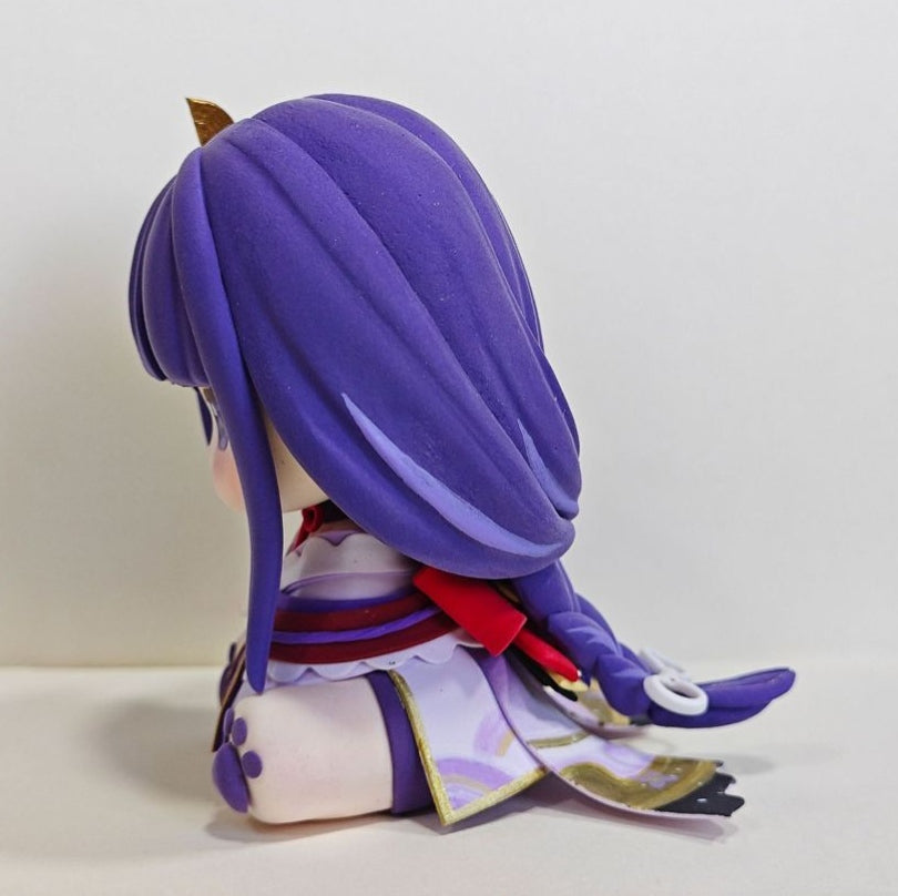 Muyo House Fanmade Fanart Long Purple Braid & Clothes 8CM Action Figure