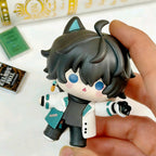 Muyo House Fanmade Fanart Black Hair White Clothes 7.5CM Action Figure