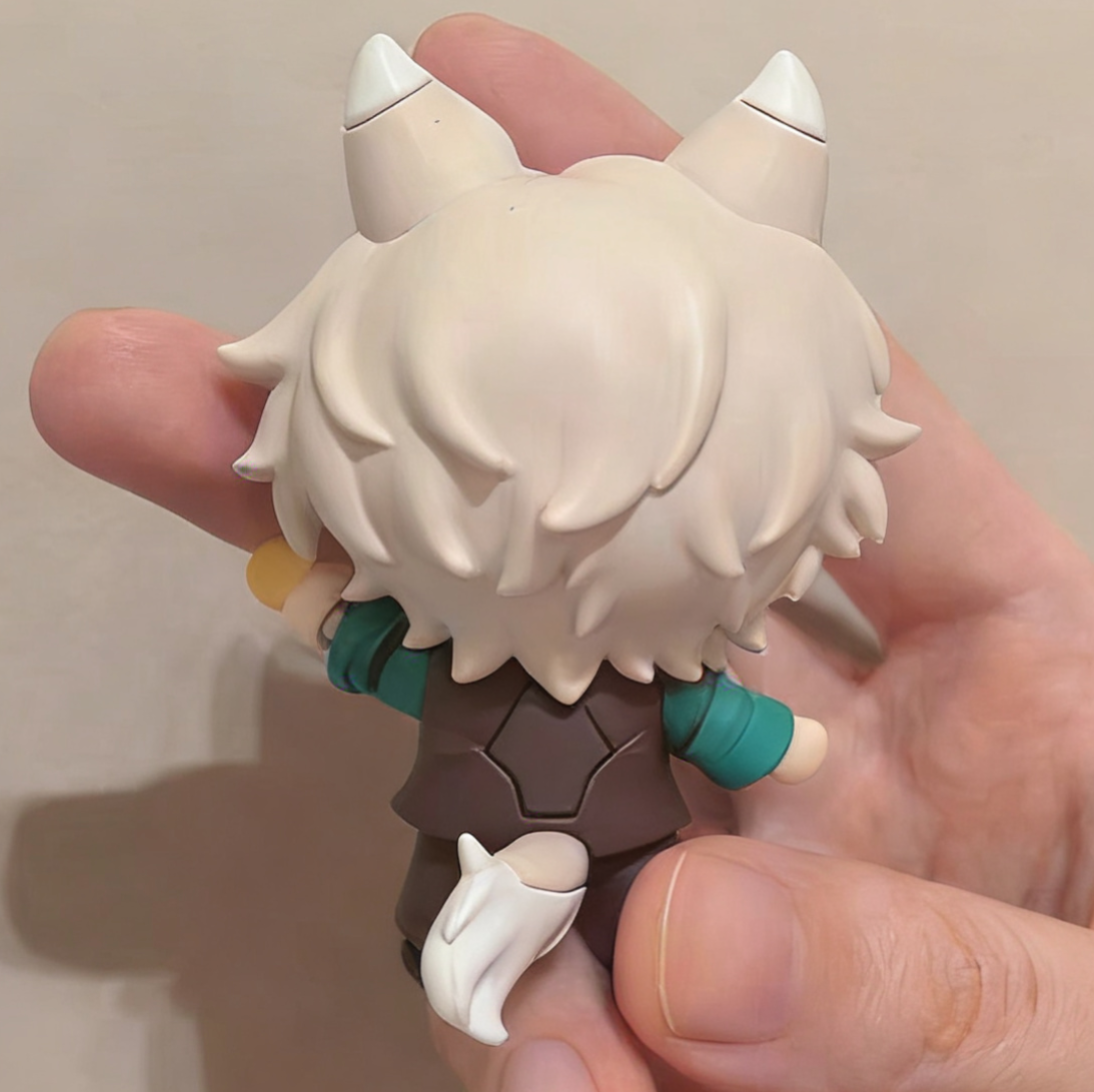 Muyo House Fanmade Fanart Cream Hair Brown Clothes 7.5CM Action Figure