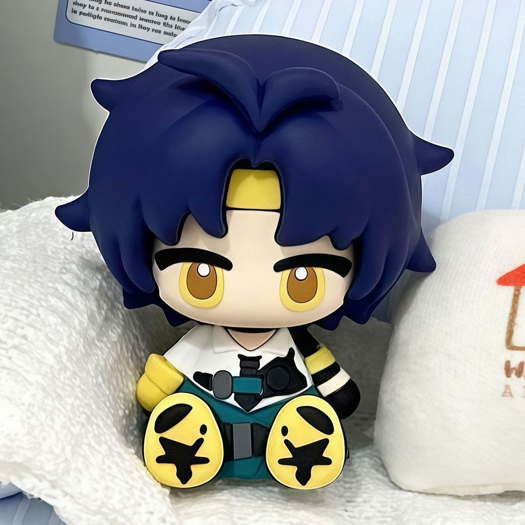 Muyo House Fanmade Fanart Purple Hair White Clothes 8CM Action Figure