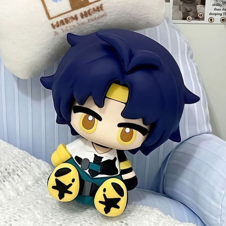 Muyo House Fanmade Fanart Purple Hair White Clothes 8CM Action Figure