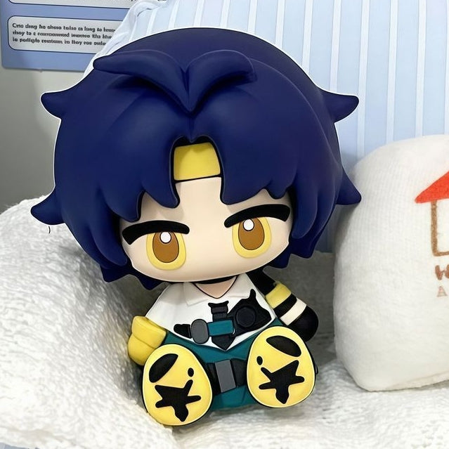 Muyo House Fanmade Fanart Purple Hair White Clothes 8CM Action Figure