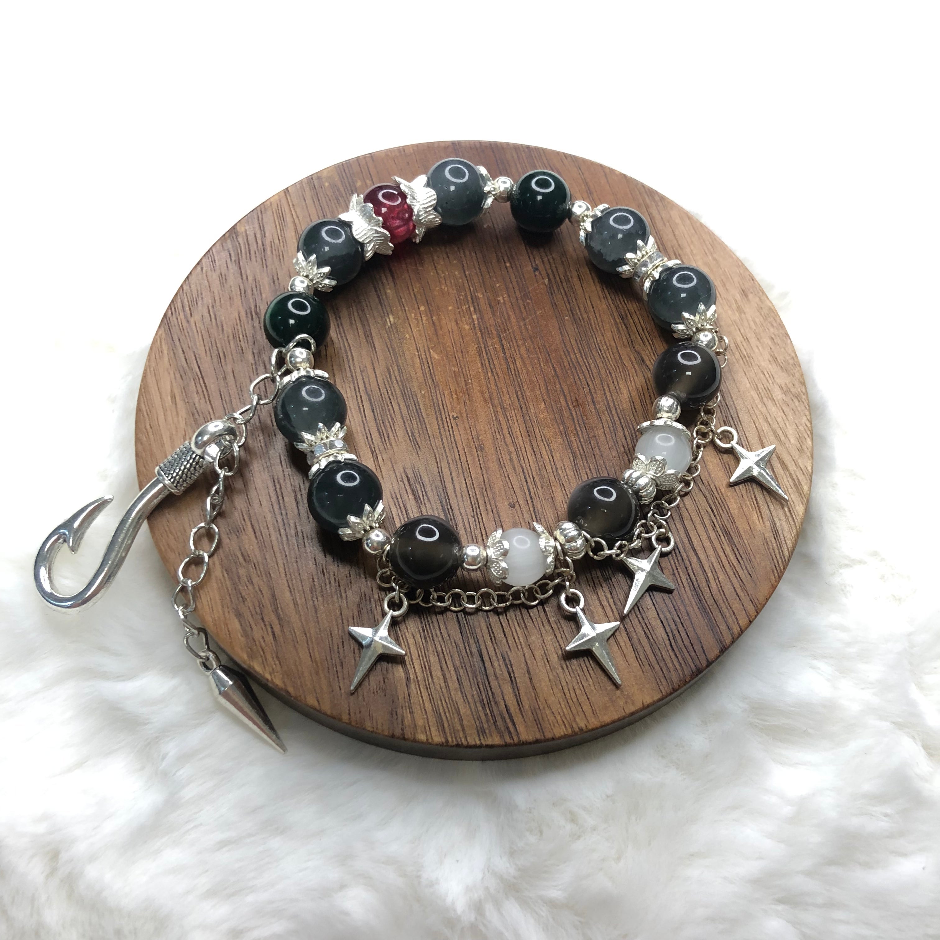 Free Shipping Muyo Hose Zenless Zone Zero ZZZ Fanart Jane Doe Inspired Round Bracelet