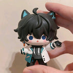 Muyo House Fanmade Fanart Black Hair White Clothes 7.5CM Action Figure