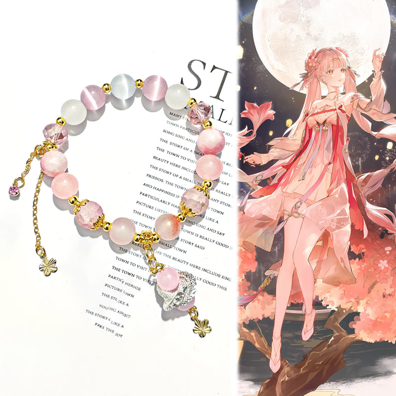 Muyo Hose Game Wuthering Waves Jinhsi Peach Blossom Inspired Bracelet