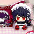 Muyo House Fanmade Fanart Black Hair & Clothes With Shark Tail 8CM Action Figure