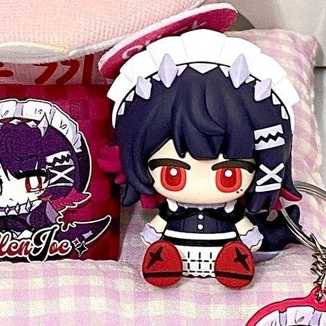 Muyo House Fanmade Fanart Black Hair & Clothes With Shark Tail 8CM Action Figure