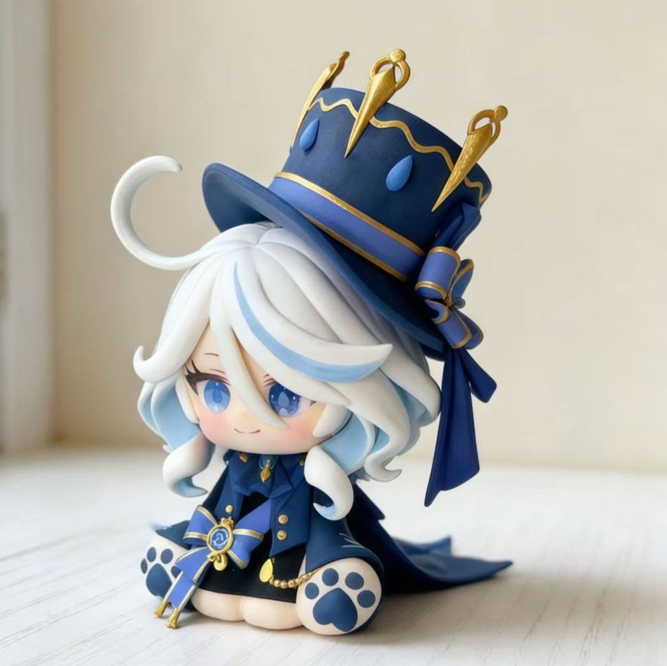 Muyo House Fanmade Fanart Blue Hat & Clothes 8CM Action Figure