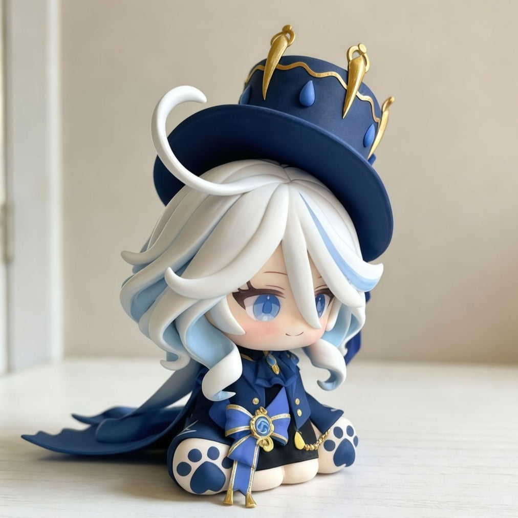 Muyo House Fanmade Fanart Blue Hat & Clothes 8CM Action Figure