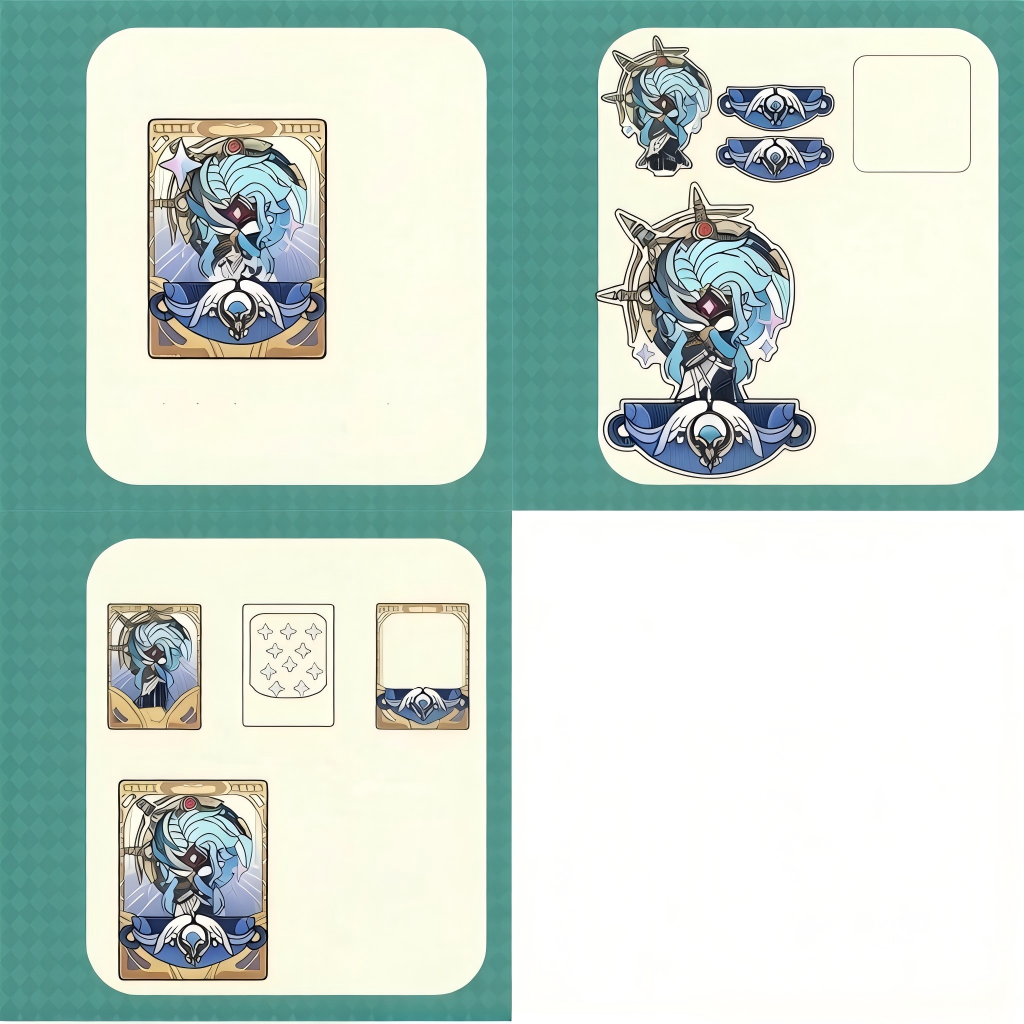 Muyo House Fanmade Acrylic Standee Wobbler  Keychain 2