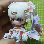 Muyo House Fanmade Fanart Long Pink Hair & Clothes 8CM Action Figure