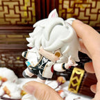 Muyo House Fanmade Fanart  Gray  Hair White Clothes  Action Figure