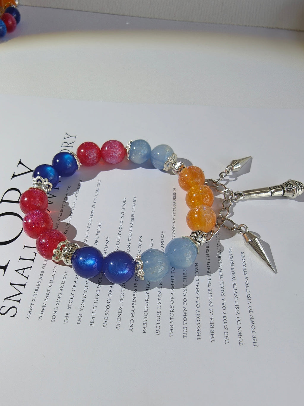 Muyo Hose Kpop Demon Hunters Huntrix Mira ~How It's Done~ Performance Inspired Round Beads Bracelet