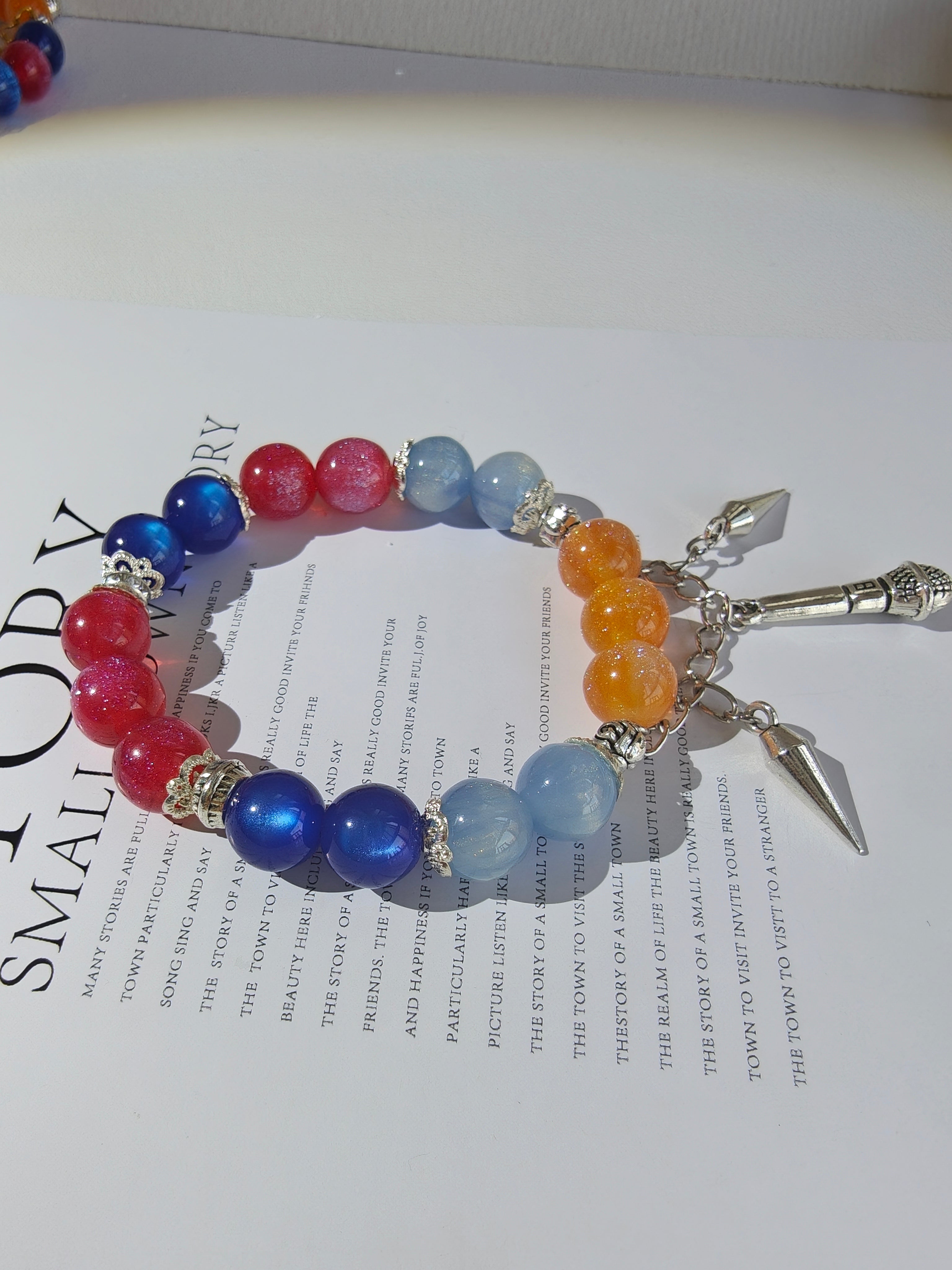 Muyo Hose Kpop Demon Hunters Huntrix Mira ~How It's Done~ Performance Inspired Round Beads Bracelet