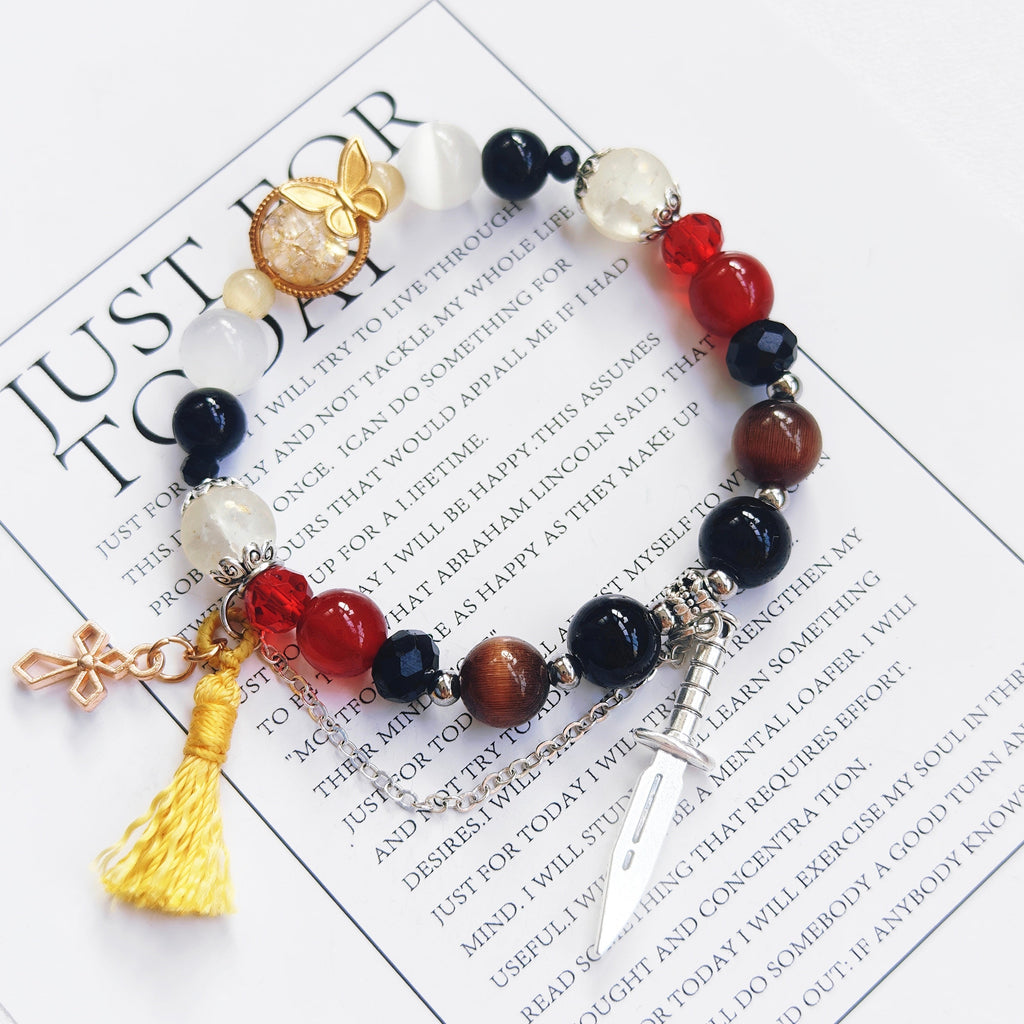 Free Shipping Muyo Hose Zenless Zone Zero ZZZ Evelyn Chevalier Inspired Round Bracelet