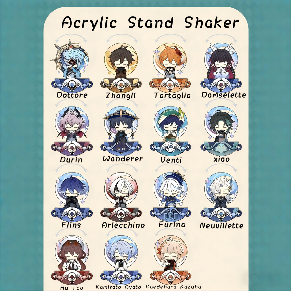 Muyo House Fanmade Acrylic Standee Wobbler  Keychain