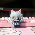 Muyo House Fanmade Fanart Silvery Grey with cat ears Action Figure