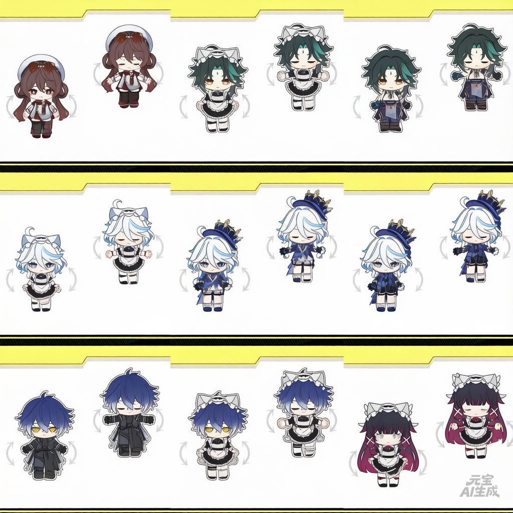 Muyo House Fanmade  Collectible Keychain Series 6