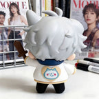 Muyo House Fanmade Fanart Gray Hair White Clothes Sword in hand 7.5CM Action Figure