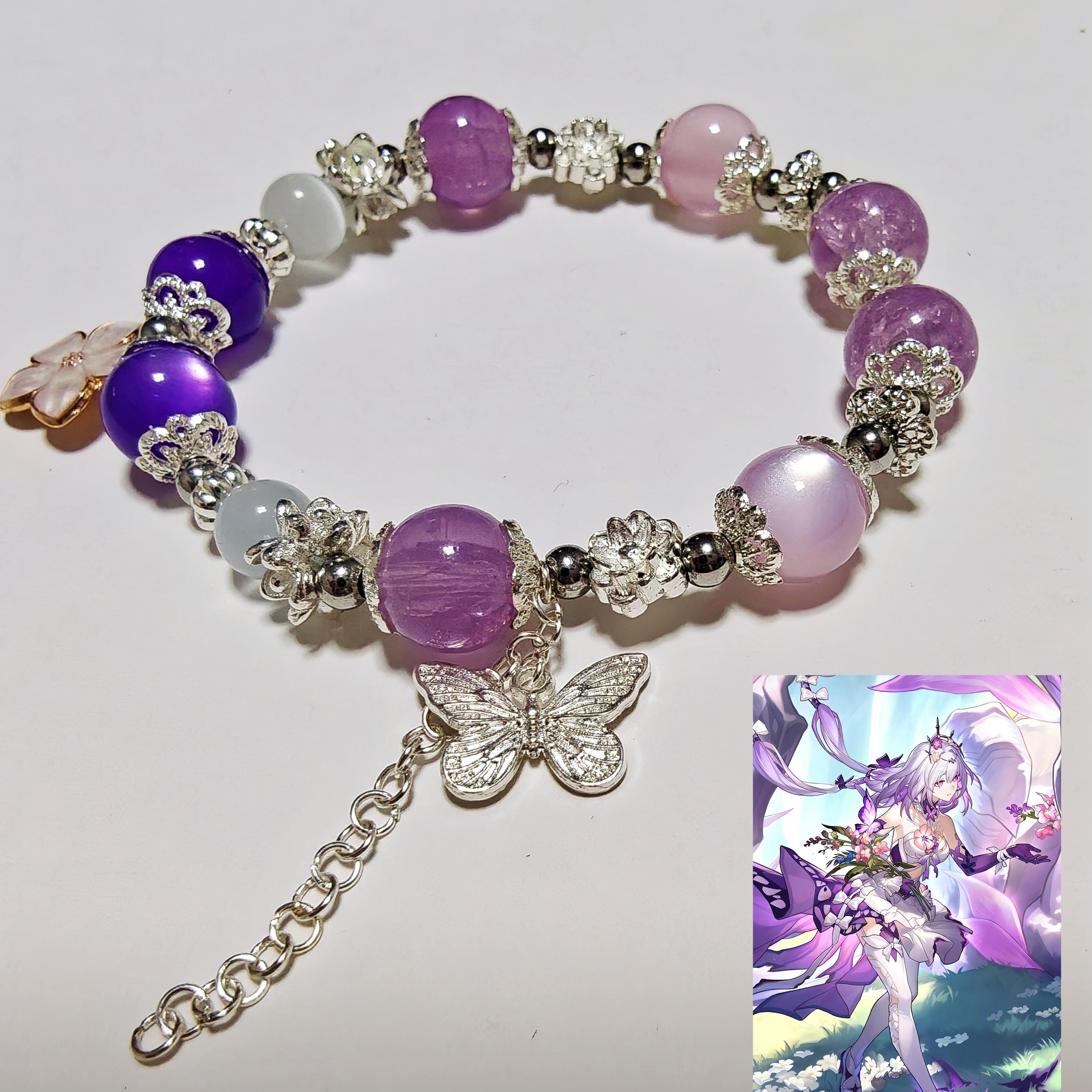 Muyo Hose Honkai Star Rail Castorice Inspired Round Bracelet