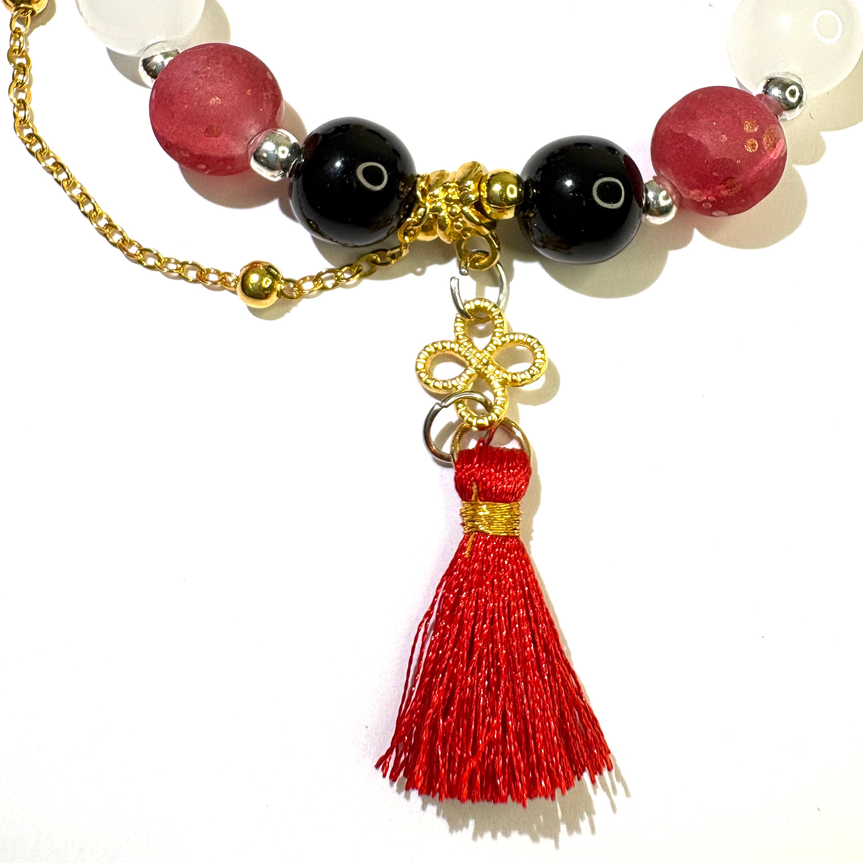 Muyo Hose Genshin Impact Fanart  Hutao Hu Tao Cherries Snow-Laden Inspired Round Bracelet