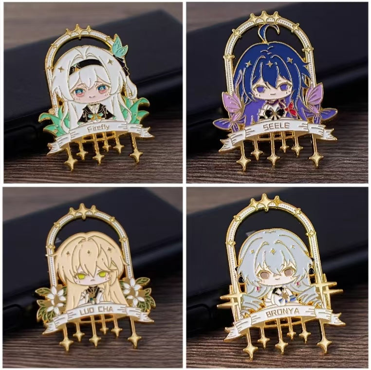 Muyo House Fanmade Enamel Pin Series 4 Badge Keychain