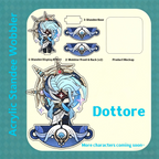 Muyo House Fanmade Acrylic Standee Wobbler  Keychain