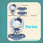 Muyo House Fanmade Acrylic Standee Wobbler  Keychain 2