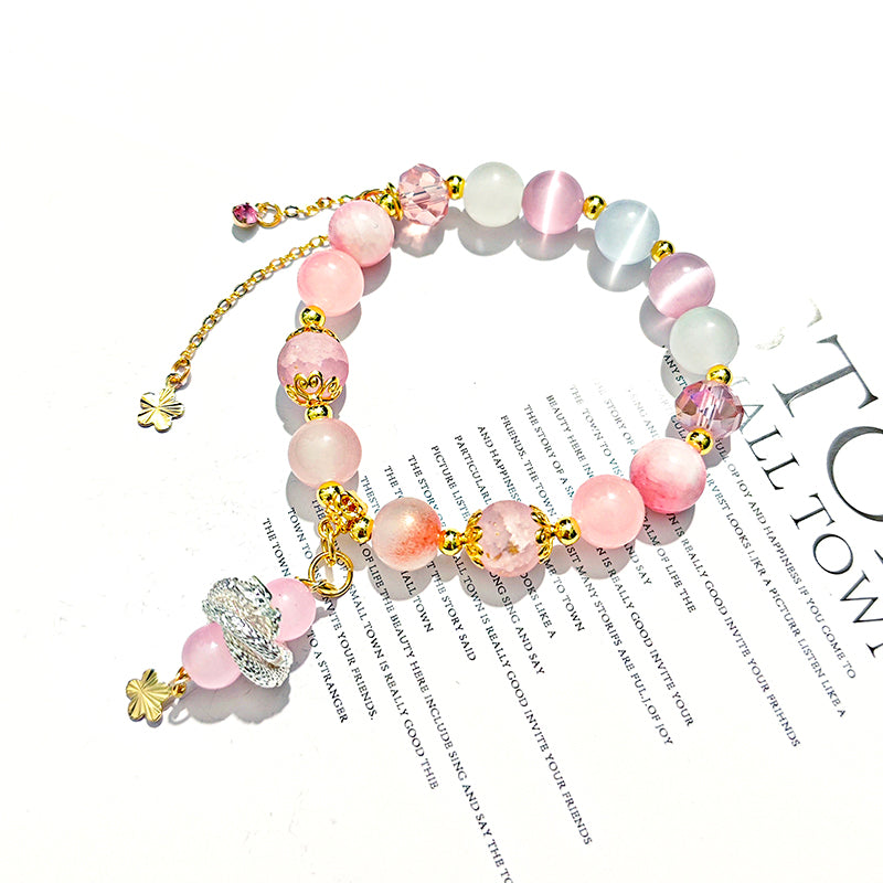 Muyo Hose Game Wuthering Waves Jinhsi Peach Blossom Inspired Bracelet
