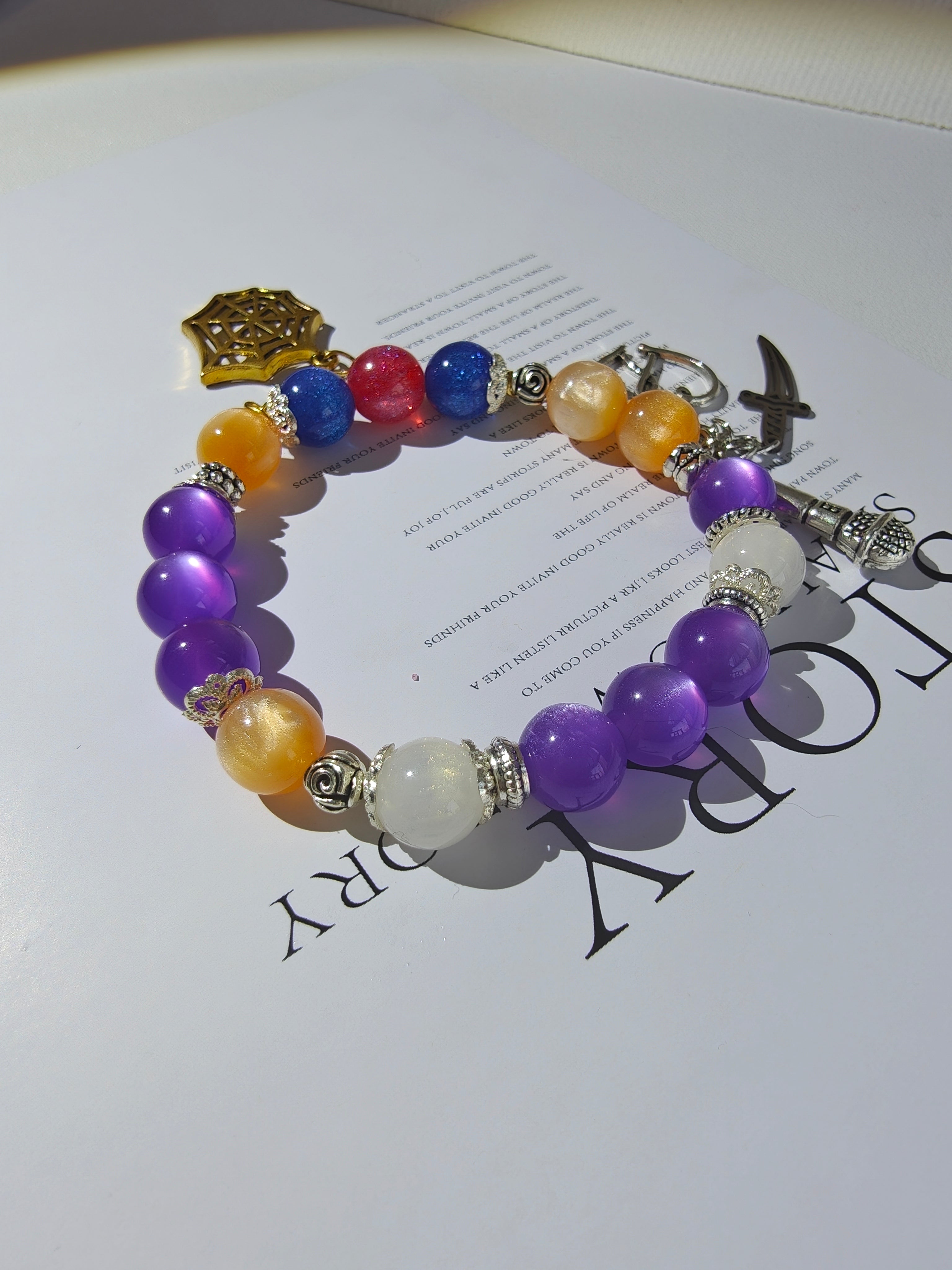 Muyo Hose Kpop Demon Hunters Huntrix Rumi~How It's Done~ Performance Inspired Round Beads Bracelet