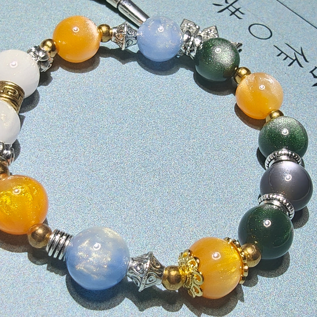 Muyo Hose Kpop Demon Hunters Huntrix Zoey ~How It's Done~ Performance Inspired Round Beads Bracelet