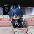 Muyo House Fanmade Fanart with Navy Blue Hair & Clothes Action Figure