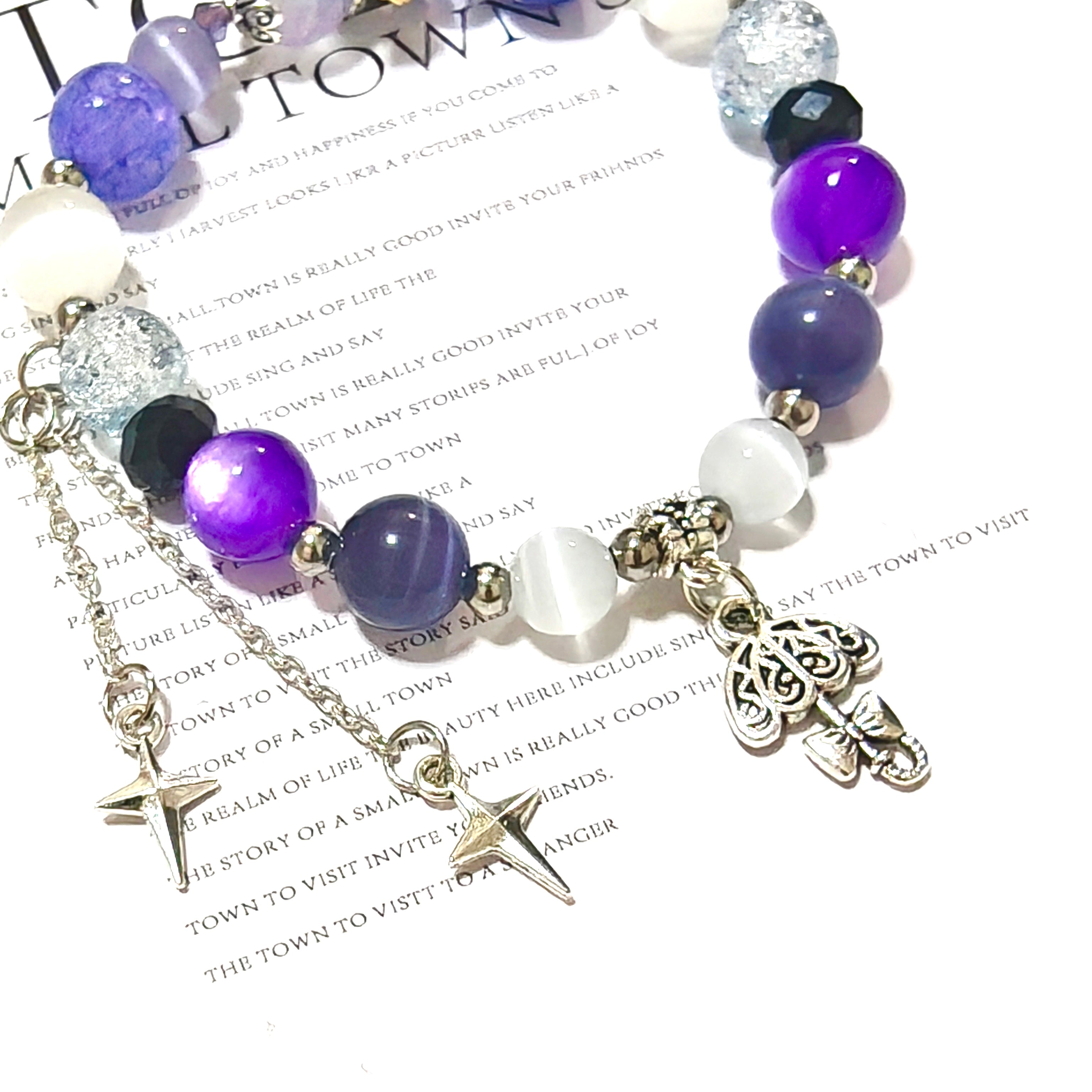 Free Shipping Muyo Hose Zenless Zone Zero ZZZ Fanart Vivian Inspired Round Bracelet