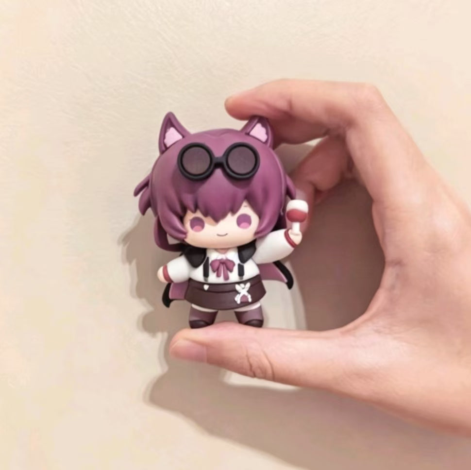 Muyo House Fanmade Fanart  with Purple Hair & Glasses  Action Figure