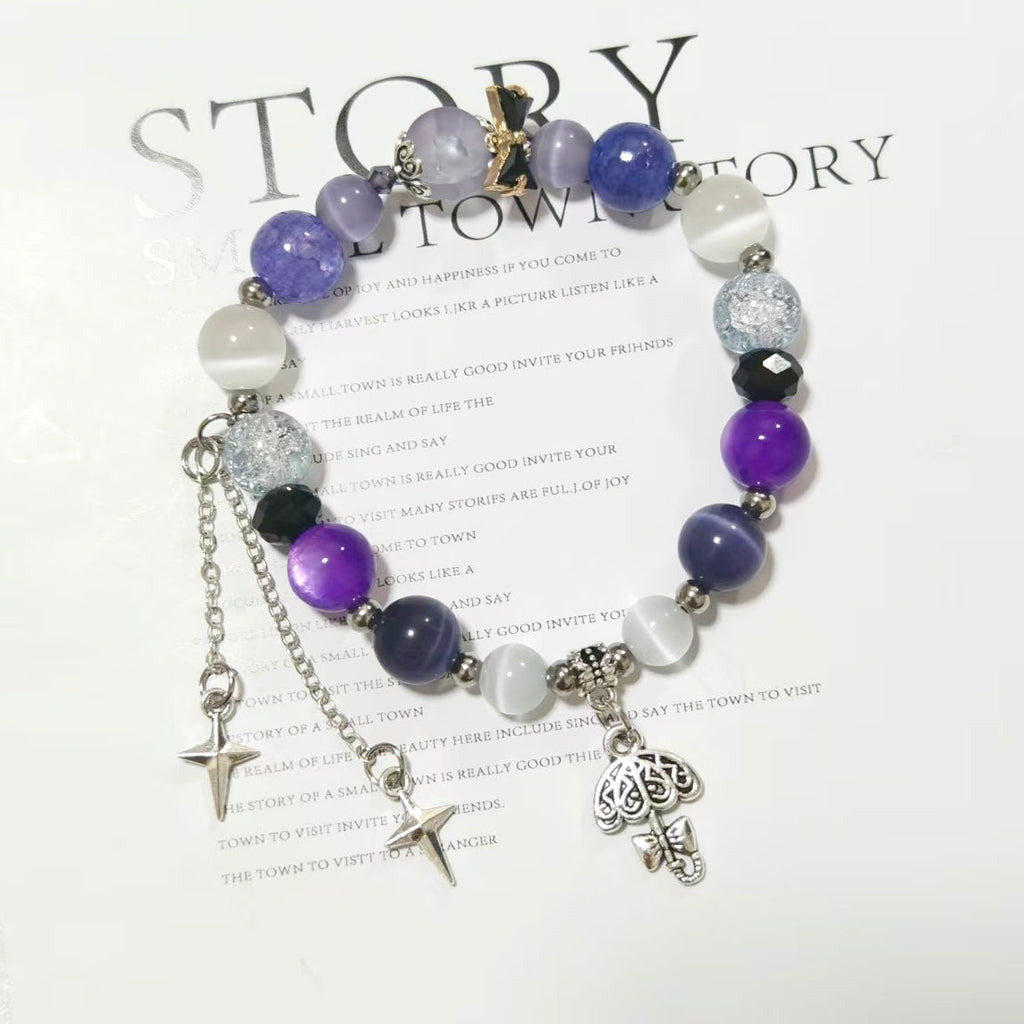 Free Shipping Muyo Hose Zenless Zone Zero ZZZ Fanart Vivian Inspired Round Bracelet