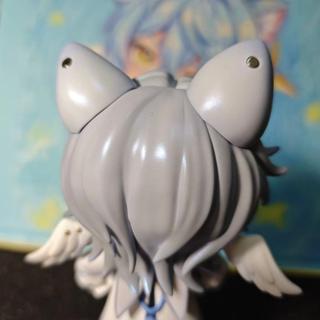 Muyo House Fanmade Fanart Blue Hair With Wings & a tail 16CM Action Figure