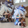 Muyo House Fanmade Blue Hat White Hair Blue Clothes   Action Figure